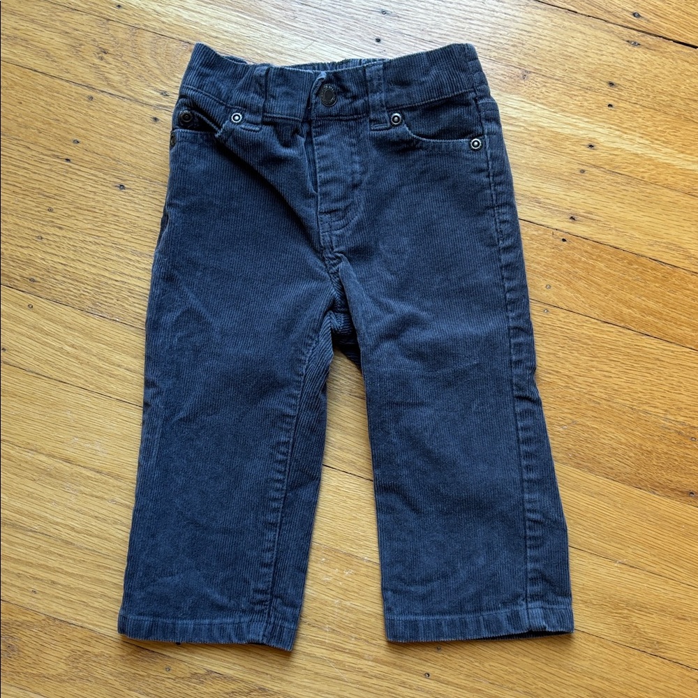 Janie and Jack grey corduroy pants